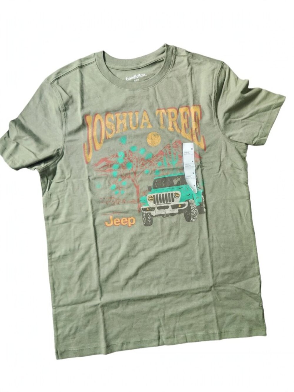 Goodfellow & Co Joshua Tree Jeep T-Shirt - Olive Green